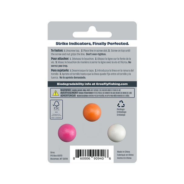OROS STRIKE INDICATORS 3 PACK