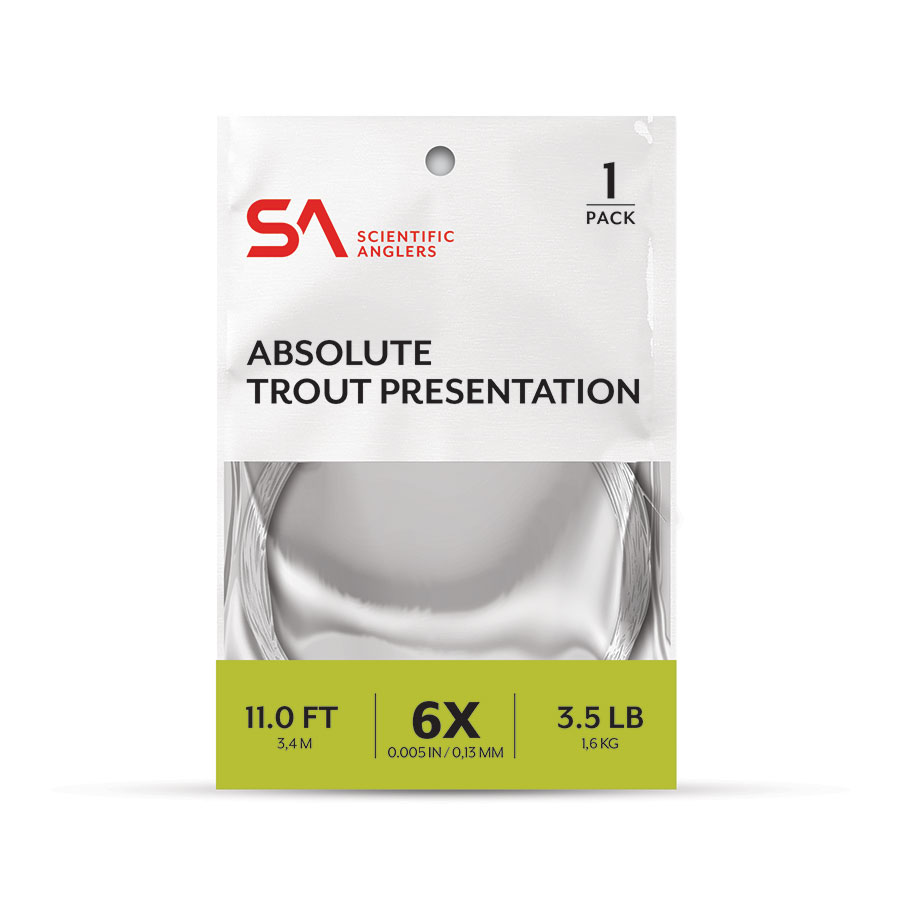 ABSOLUTE TROUT PRESENTATION LEADER 1-PACK